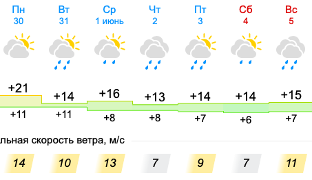 Фото Похолодание и дождь придут с 31 мая в Новосибирск 2